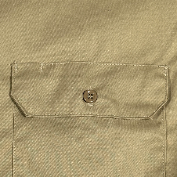 Vintage Big Mac Shirt Adult LARGE Brown JC Penney Workwear Uniform Prison USA - Picture 5 of 9